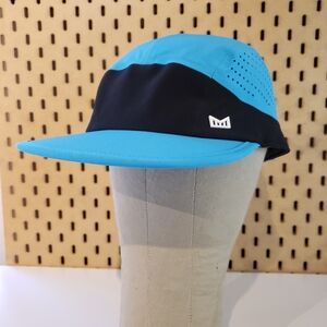 MELIN Pace Hydro Performance Strapback Hat Blue/Black Size 58 cm